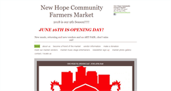 Desktop Screenshot of newhopemarket.org