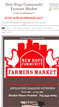 Mobile Screenshot of newhopemarket.org
